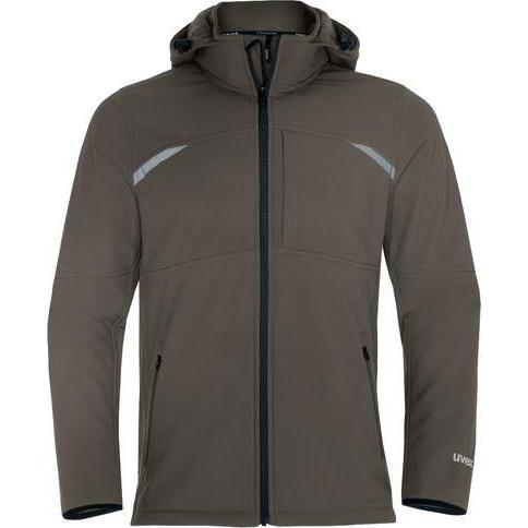 Uvex Safety, Arbeitsjacke, Softshelljacke uvex suXXeed craft grÃ¼n, khaki L (L)