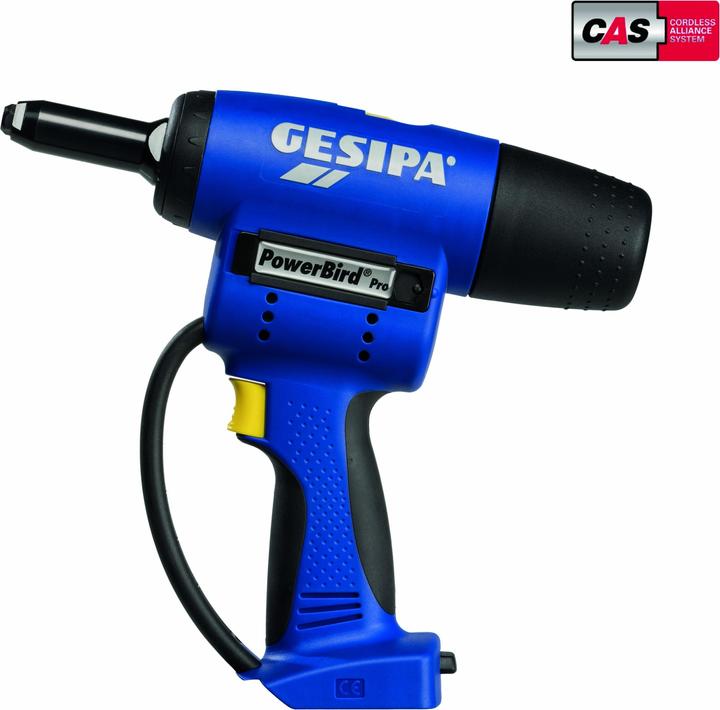 Produktbild Gesipa Akkublindnietsetzgerät PowerBird® Pro Gold Edition 7-teilig 20000 N L-Boxx