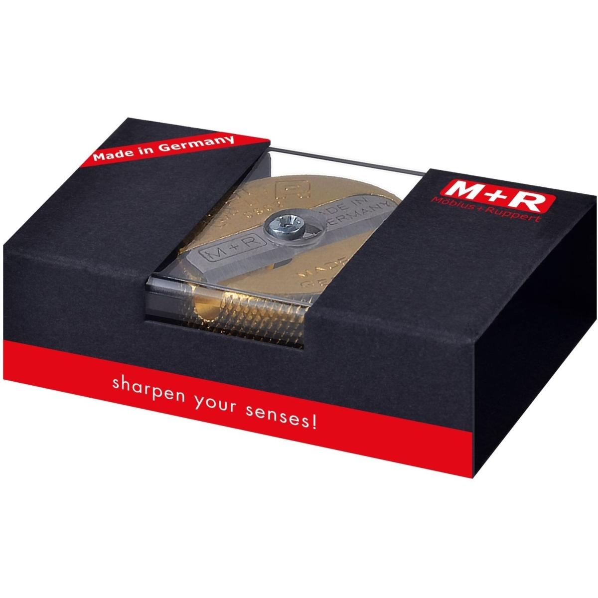 Thumbnail - M+r, Spitzer, Doppel-Spitzer, aus Messing, rund, in Geschenkverpackung