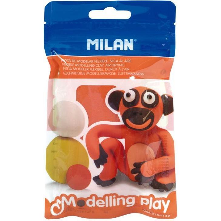 Milan Modelliermasse Air-Dry 100g orange 9154132