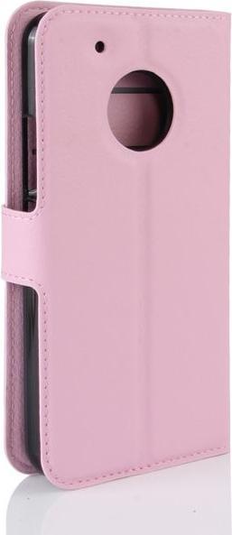 Actual product image MU Classic Leather cover with litchite texture (Motorola Moto G5)