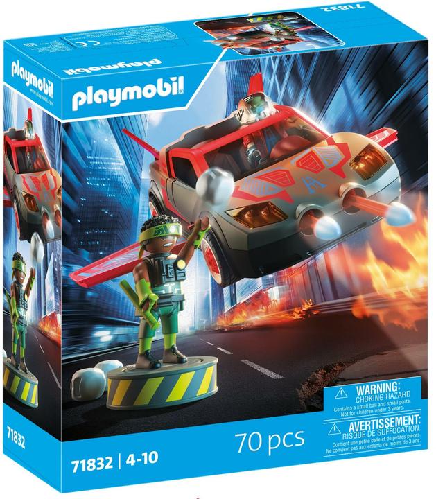 Playmobil 71832 Helden-Multifunktionsfahrzeug (71832, Playmobil Action Heroes)