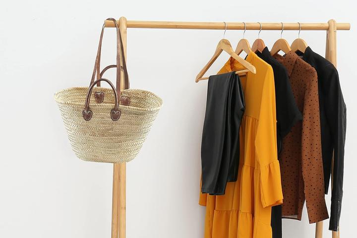 Produktbild Kobolo Ibizatasche Korbtasche mit Lederhenkel