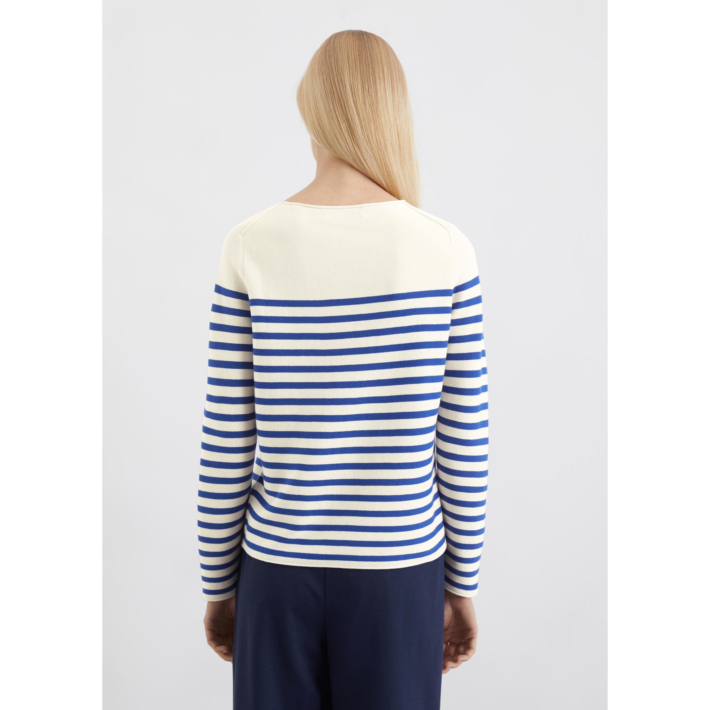 Thumbnail - Marc O'Polo, Damen, Pullover, Streifen Boot-Ausschnitt Pullover Damen, Mehrfarbig, (S)