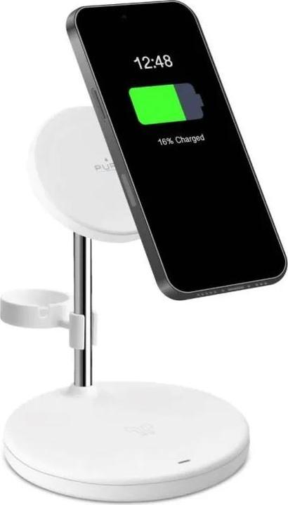 Immagine prodotto SBS Stazione di ricarica induttiva 3-in-1 Puro MagSafe bianca (15 W)