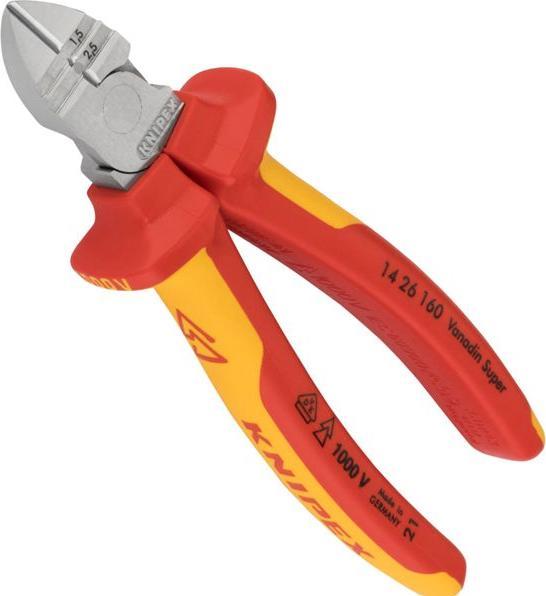Immagine prodotto Knipex Tronchese laterale con spelacavi (160 mm)