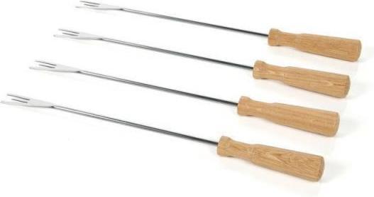 Produktbild Boska Fonduegabeln Oslo braun Edelstahl / Holz 285x82x23mm