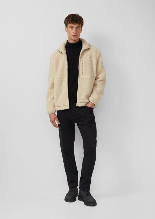 Produktbild s.Oliver Strickpullover Strukturmikx-Pullover aus reiner Baumwolle mit Rollkragen (S)