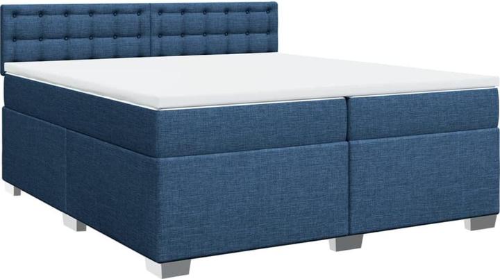 Produktbild vidaXL Bo x springbett mit Matratze 200 x 200 cm Stoff (200 x 200 cm)