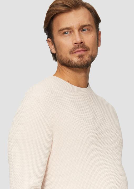 Actual product image S.Oliver Strickpullover Strickpullover mit Musterstruktur (3XL)