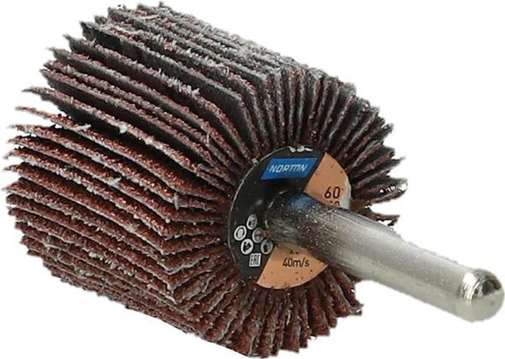 Actual product image Norton Flap disc with shaft R207Plus 30x30x6 P60 (P60)