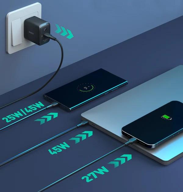 Produktbild Aukey Omnia II (45 W, 1 Port)