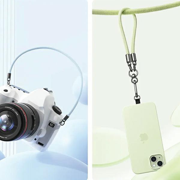 Actual product image Usams Uniwersalna smycz do telefonu 30cm zielony/green ZB283GS04 (US-ZB283)