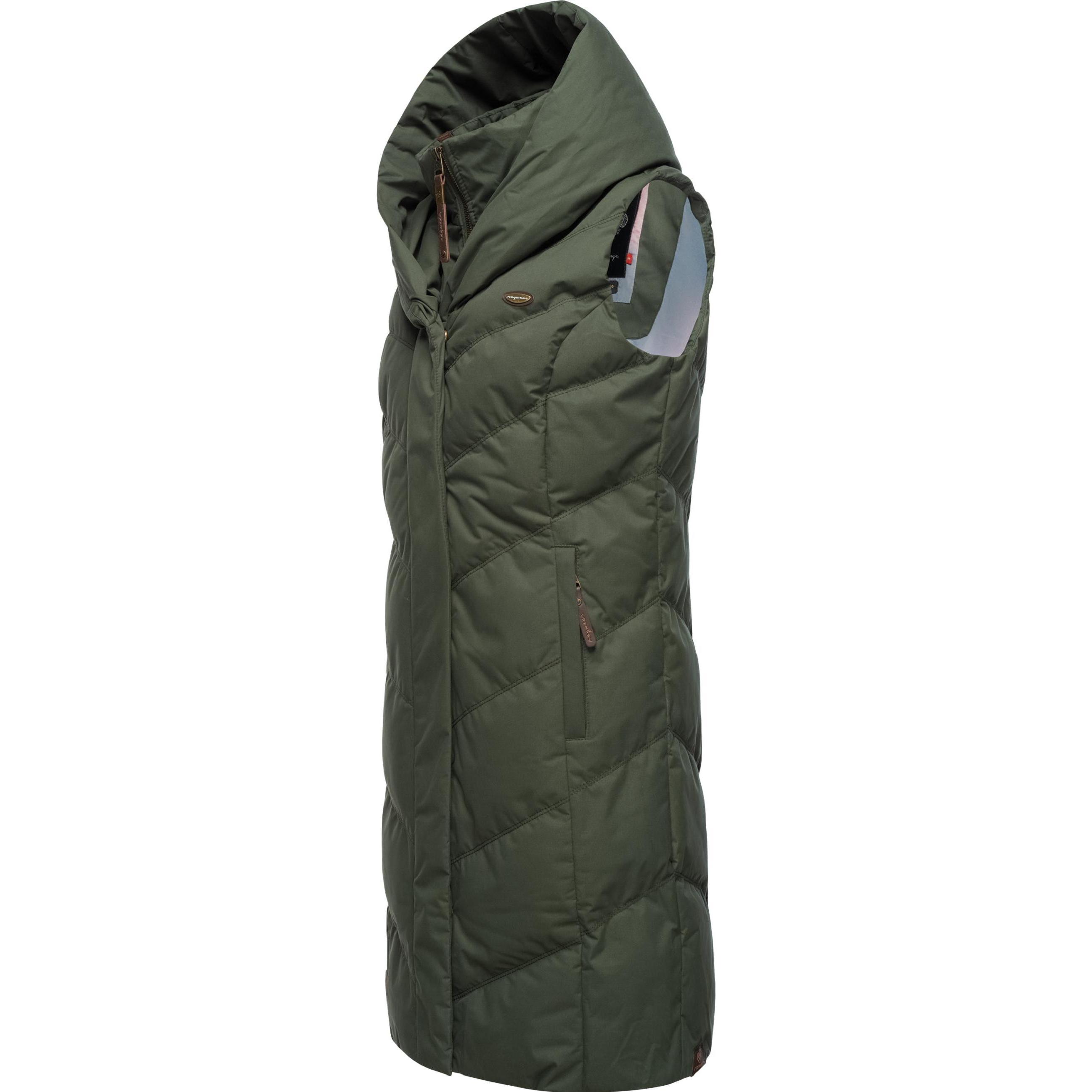 Ragwear, Damen, Weste, Natalka Vest, Grün, (XL)