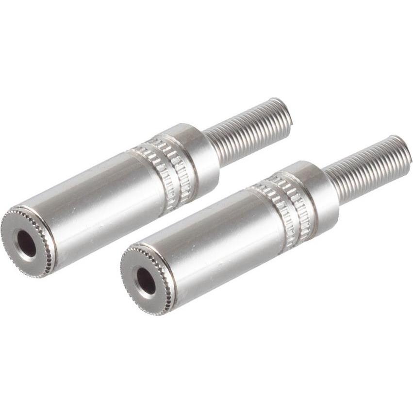 Shiverpeaks BS51210-M2 Drahtverbinder 3.5 mm Edelstahl, Audio Adapter, Silber