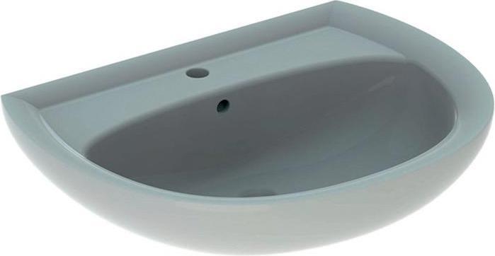 Geberit Lavabo RENOVA m HL avec trop-plein 650x510mm pergamon (510 mm, 650 mm)