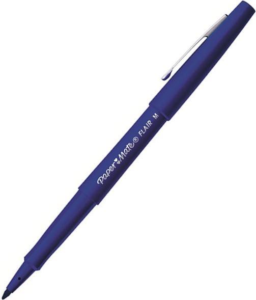 Actual product image Paper Mate fiber pen Flair B (Blue, 12 x)
