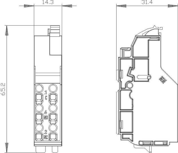 Produktbild Siemens Trip alarm switch changeover contacts HP