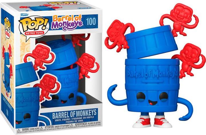 Actual product image Funko Pop! Retro Gaming Merchandise : Barrel of Monkeys (100)