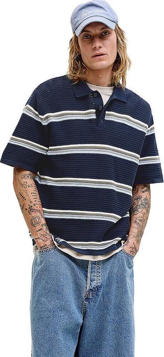Produktbild Jack & Jones Jormaine Knit Stripe Polo Sn (S)