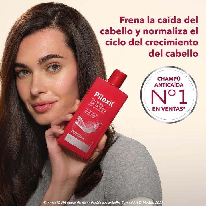 Produktbild Pilexil SHAMPOO gegen Haarausfall, Packung 2 x 900 ml (1800 ml, Flüssiges Shampoo)