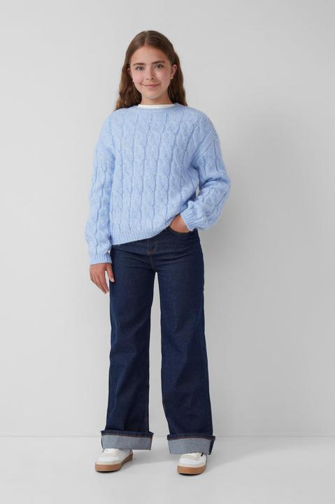 Produktbild s.Oliver Strickpullover Weicher Strickpullover im Loose Fit mit Zopfmuster (170, 176)