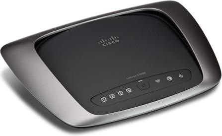 Linksys X3000, analogue ADSL2+ modem router, WLAN 300Mbit