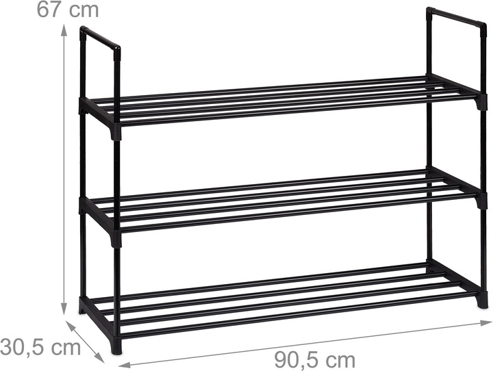 Actual product image Relaxdays Baylee (90.5 x 30.5 x 67 cm)