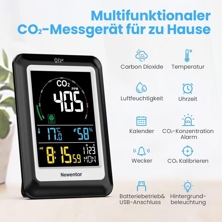 Produktbild Newentor CO2 Messgerät
