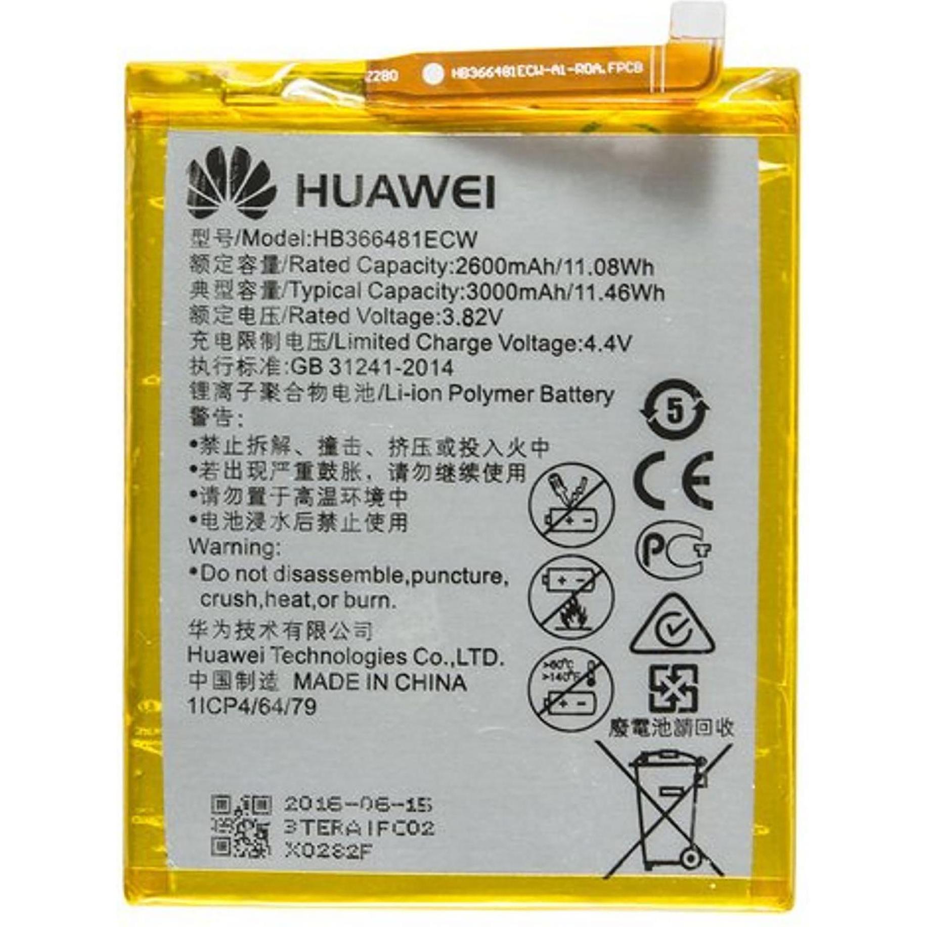 Huawei Original Akku für P10 Lite, Smartphone Akku