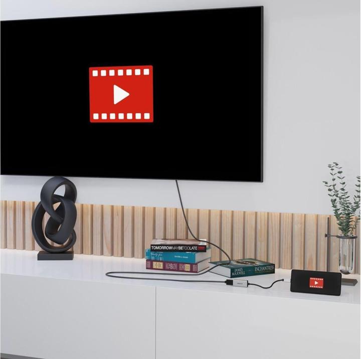 Produktbild Marmitek 08369 Videokabel-Adapter 0,15 m USB Typ-C HDMI Schwarz (USB Typ-C, HDMI, 15 cm)