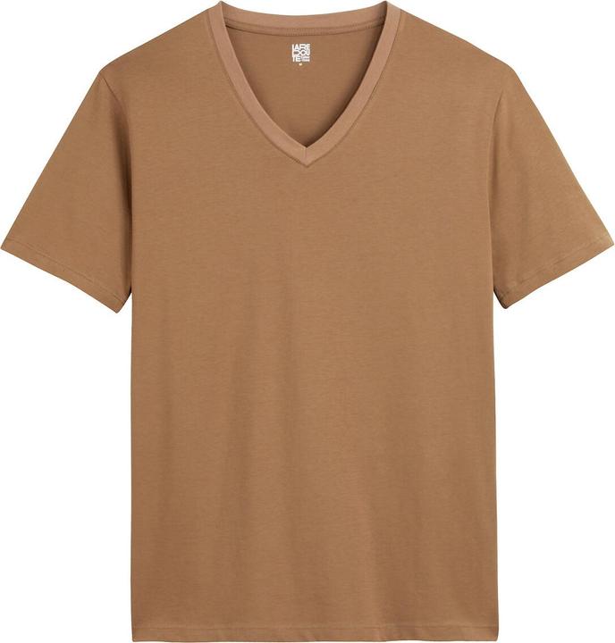 Produktbild La Redoute Collections T-Shirt mit V-Ausschnitt (S)