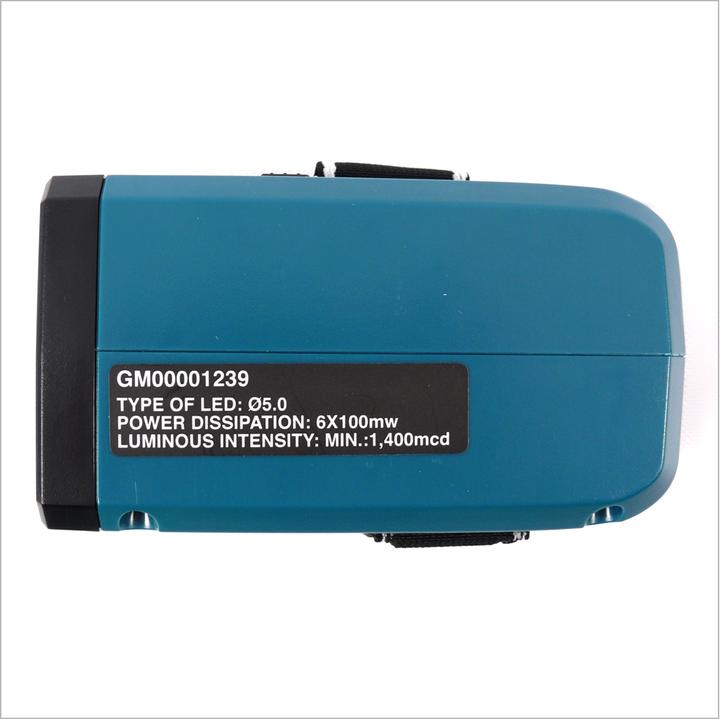 Produktbild Makita Lampe DEADML186 6fach LED, DML186 jedoch ohne Akku und ohne Ladegerät