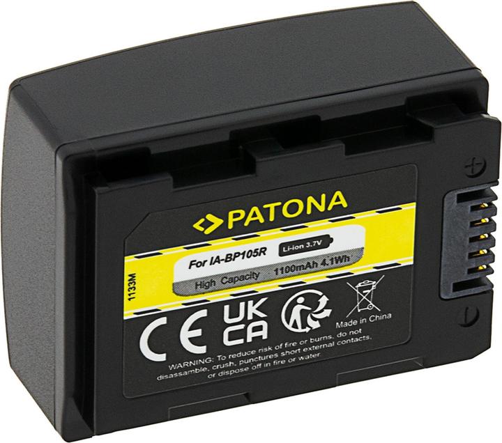 Immagine prodotto Patona Batteria f. Samsung IA-BP105R Samsung HMX-H304BP (Batteria della fotocamera)