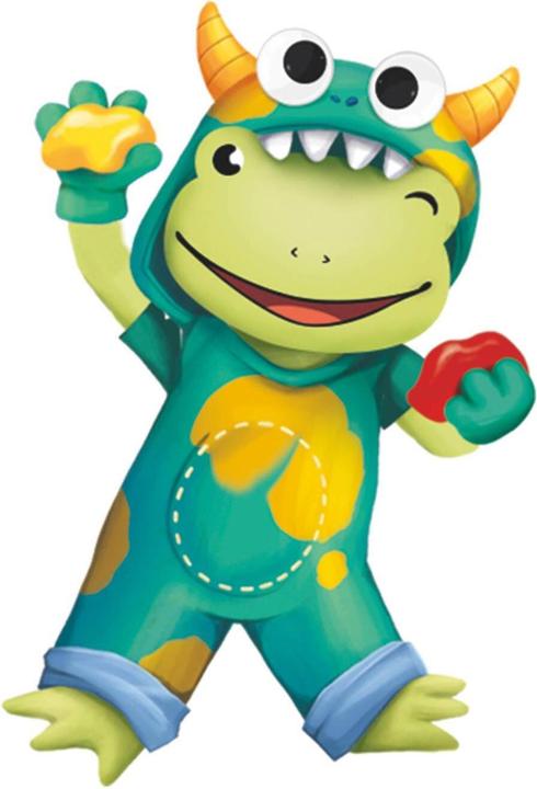 Actual product image Tetesept Children Monster Bathing Clay (333 ml, Bubble bath)