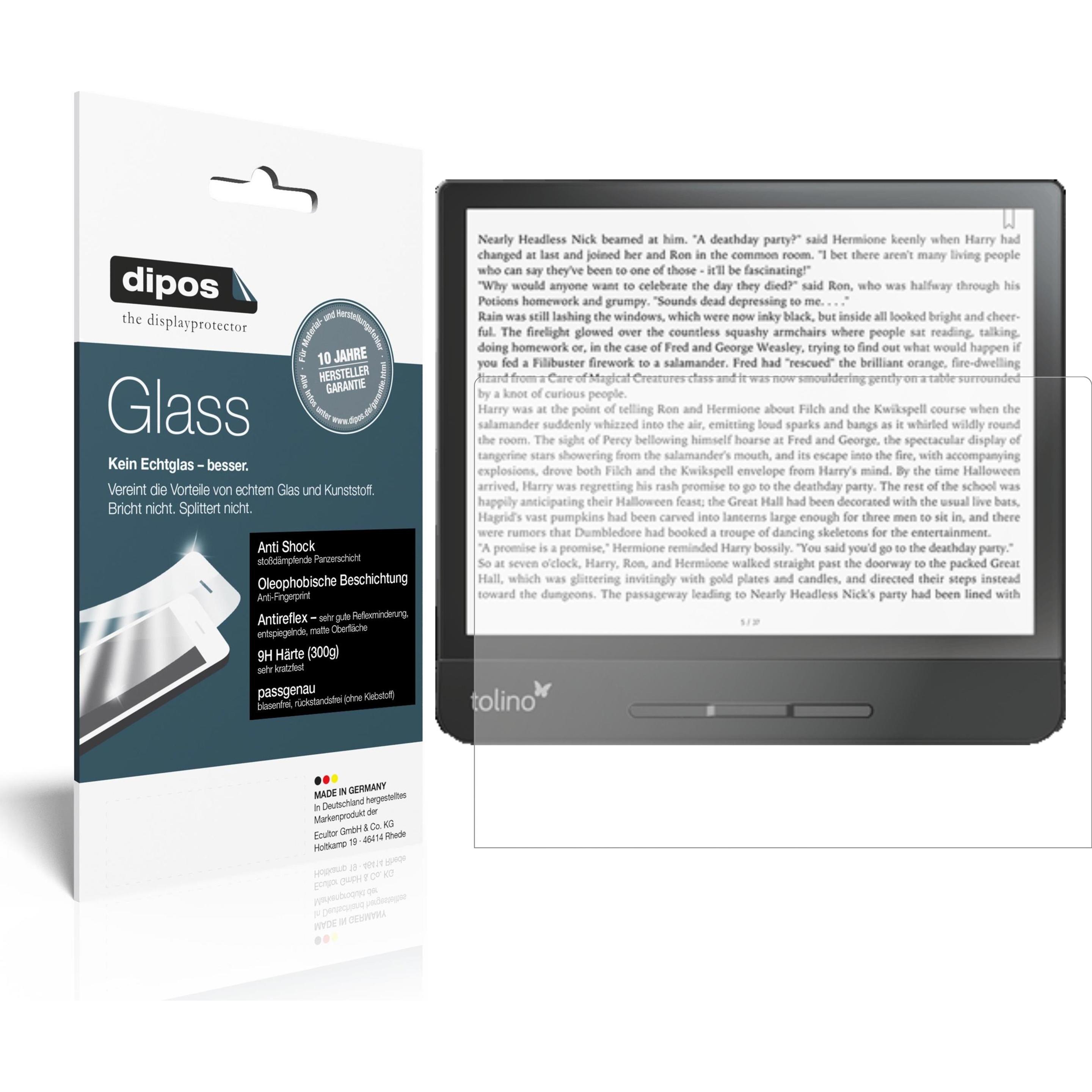 Dipos Displayschutz Anti-Shock (2 Stück, epos 2), Tablet Schutzfolie