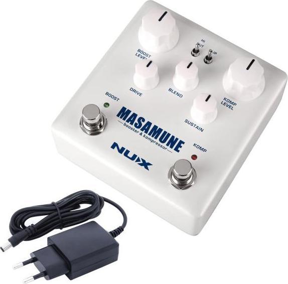 Actual product image NUX Masamune booster and compressor with power supply unit (Guitar)