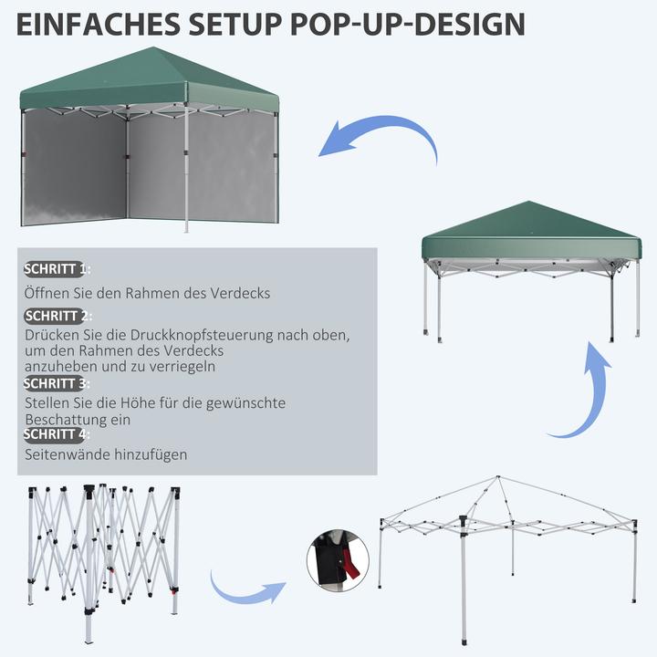 Produktbild Outsunny Pavillon (297 cm, 297 cm)