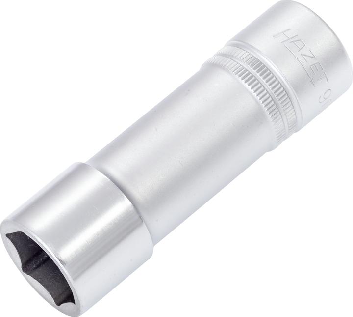 Produktbild HAZET Steckschlüsseleinsatz ∙ Sechskant 900LG-19 ∙ Vierkant12,5 mm (1/2 Zoll) ∙ Aussen Sechskant-Tra… (19 mm)
