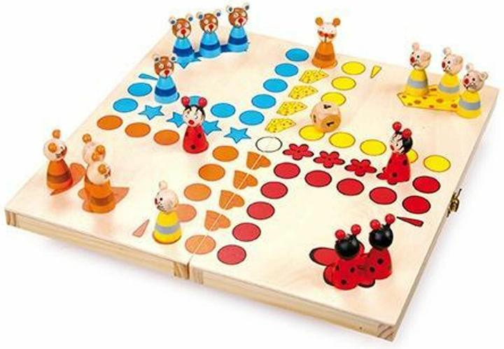 Produktbild small foot Ludo Tiere (Deutsch, Englisch, Französisch, Italienisch, 2 - 4 Spieler)