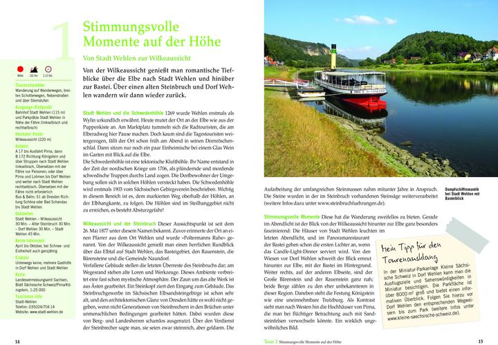 Produktbild Wandertouren für Langschläfer Sächsische Schweiz (Deutsch, Michael Kleemann, 2020)