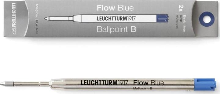 Actual product image Leuchtturm1917 Ballpoint Pen Refill (Blue, 0.50 mm, 2 pcs.)