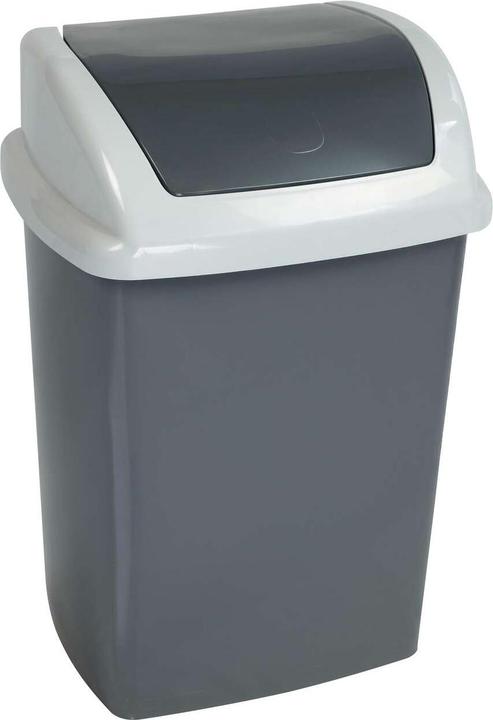 Actual product image Maul Abfallbehälter MAULswing 10l Schwingdeckel Kunststoff (10 l)