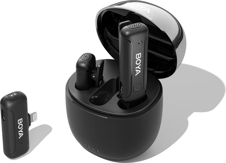 Immagine prodotto Boya BY-WM3T-D2 - Kit per Lightning 2 x trasmettitore / 1x ricevitore / 1x custodia (BY-WM3T-D2)