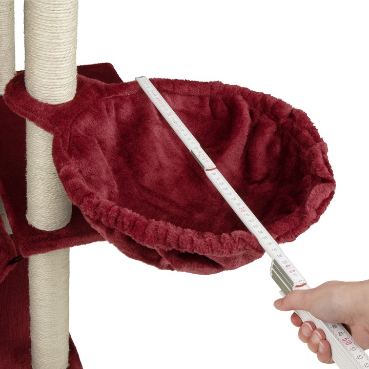 Produktbild tectake Lilou (165 cm, Weinrot)