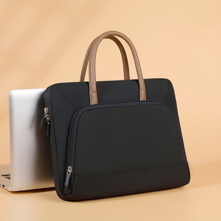 Actual product image Only-Bags.Store Portable laptop shoulder bag, portable conference bag, 13 inch (13")