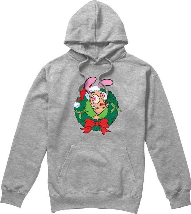 Produktbild Ren & Stimpy Kapuzenpullover weihnachtliches Design (M)