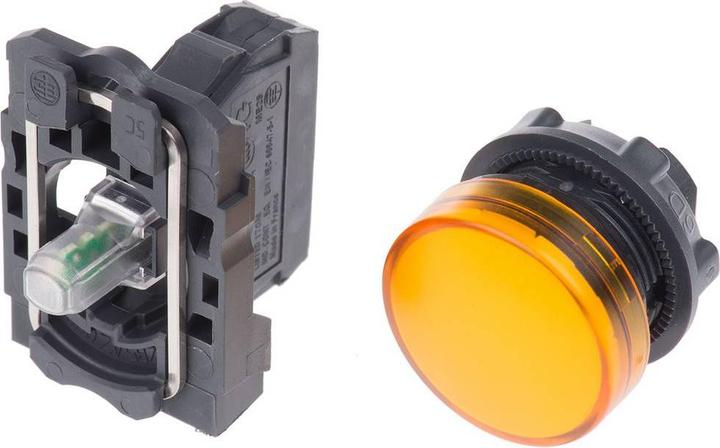 Productafbeelding Schneider Electric Controlelamp LED 240VAC geel XB5AVM5