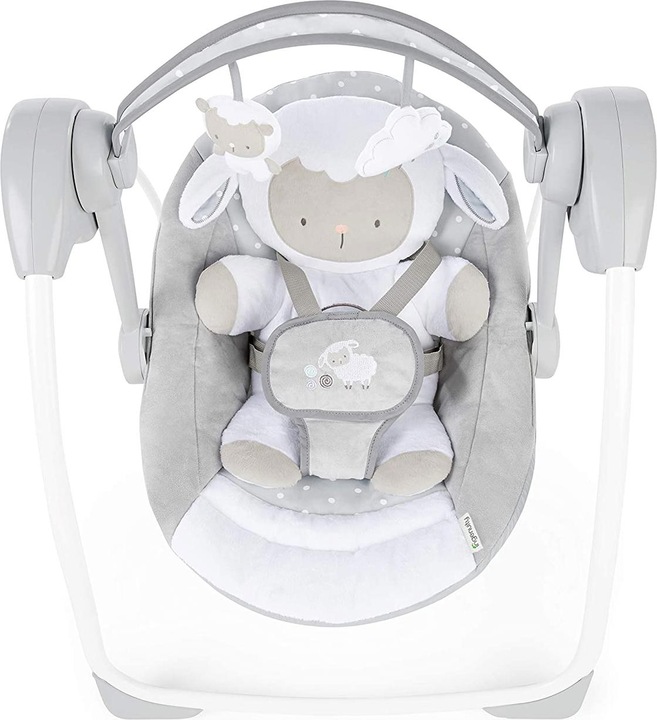 Actual product image Ingenuity Portable Baby Swing, Cuddle Lamb