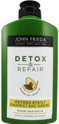 Actual product image John Frieda Detox & Repair Conditioner 250ml Hydrating and Smoothing for Dry Stressed and Damaged Hair with Avoc (250 ml)